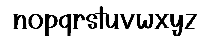 Awesome Festive Font LOWERCASE