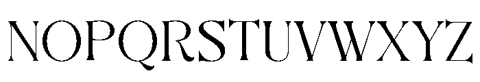 Awesome Starthen Font LOWERCASE