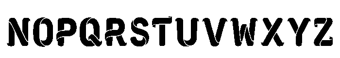 Awn Regular Font UPPERCASE