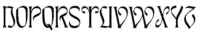 Awsirnam Regular Font UPPERCASE