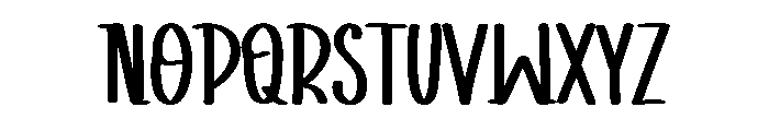Awsome Alphabet Font LOWERCASE