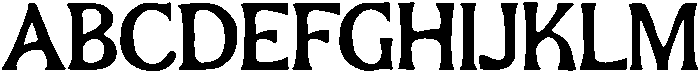 Awake Regular otf (400) Font UPPERCASE