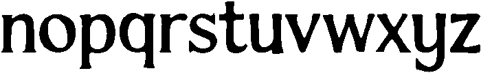 Awake Regular otf (400) Font LOWERCASE