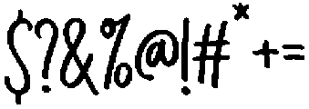 Awakening otf (400) Font OTHER CHARS