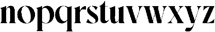 Awaking Regular otf (400) Font LOWERCASE