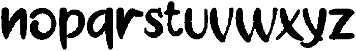 Awateru Regular otf (400) Font LOWERCASE
