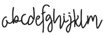 Awesome Darling otf (400) Font LOWERCASE
