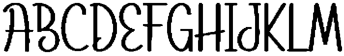 Awesome Handmade Regular otf (400) Font UPPERCASE