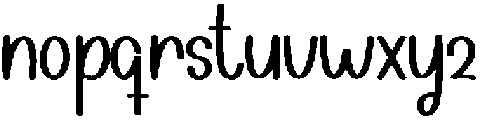 Awesome Handmade Regular otf (400) Font LOWERCASE