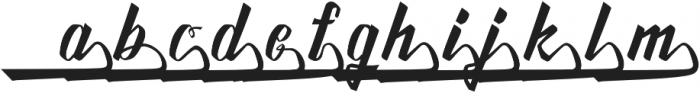 Awesome Lower Swash otf (400) Font LOWERCASE