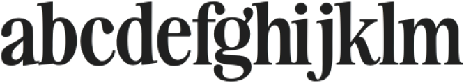 Awesome Serif Bold Regular otf (700) Font LOWERCASE