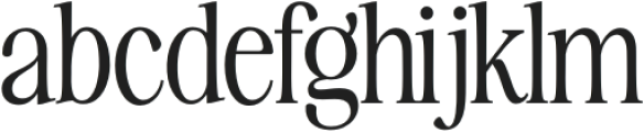 Awesome Serif Extra Tall otf (400) Font LOWERCASE