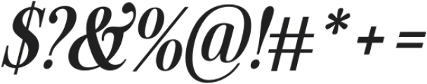 Awesome Serif Italic Bold Extra Tall otf (700) Font OTHER CHARS