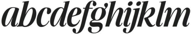 Awesome Serif Italic Bold Regular otf (700) Font LOWERCASE