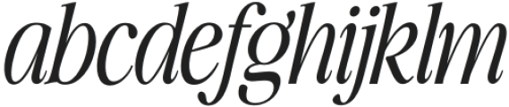 Awesome Serif Italic Extra Tall otf (400) Font LOWERCASE