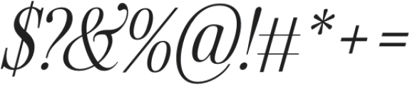 Awesome Serif Italic Light Extra Tall otf (300) Font OTHER CHARS