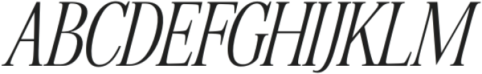 Awesome Serif Italic Light Tall otf (300) Font UPPERCASE