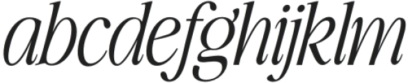 Awesome Serif Italic Light Tall otf (300) Font LOWERCASE