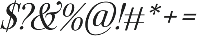 Awesome Serif Italic Regular otf (400) Font OTHER CHARS