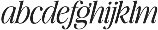 Awesome Serif Italic Regular otf (400) Font LOWERCASE