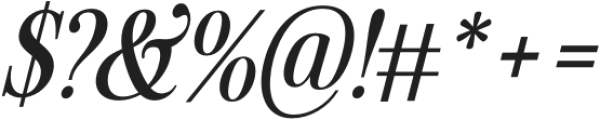 Awesome Serif Italic Semi Bold Extra Tall otf (600) Font OTHER CHARS