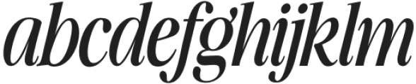 Awesome Serif Italic Semi Bold Extra Tall otf (600) Font LOWERCASE