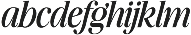 Awesome Serif Italic Semi Bold Regular otf (600) Font LOWERCASE