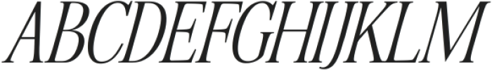 Awesome Serif Italic VAR Light ttf (300) Font UPPERCASE