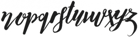 Awesome Thin otf (100) Font LOWERCASE