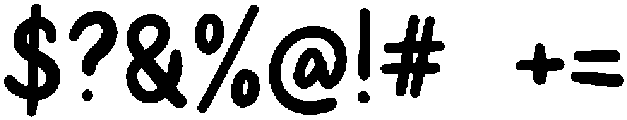 AwesomeCapybara Regular otf (400) Font OTHER CHARS