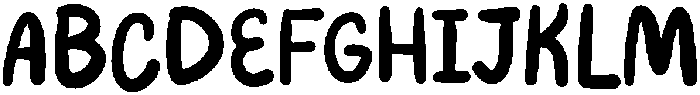 AwesomeCapybara Regular otf (400) Font UPPERCASE