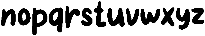 AwesomeCapybara Regular otf (400) Font LOWERCASE