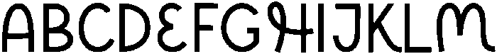 Awkward Regular otf (400) Font UPPERCASE