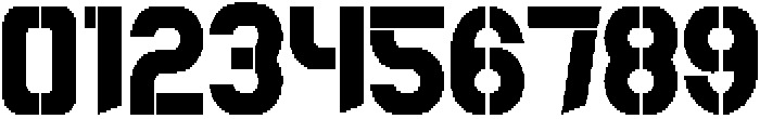 Awone Stencil Regular otf (400) Font OTHER CHARS
