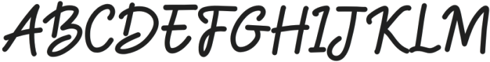 AwrelsRegular otf (400) Font UPPERCASE