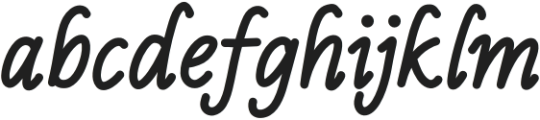 AwrelsRegular otf (400) Font LOWERCASE