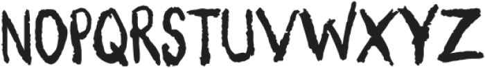 Awry-Regular otf (400) Font UPPERCASE