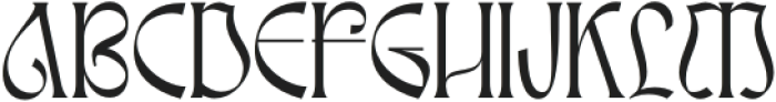 Awsirnam Regular otf (400) Font UPPERCASE
