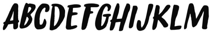 Awesome Sauce Italic Font LOWERCASE