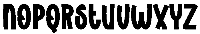 Awaken Design Bold Font LOWERCASE