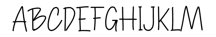 Awal Hello Font UPPERCASE