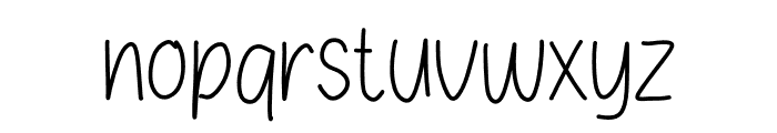 Awal Hello Font LOWERCASE