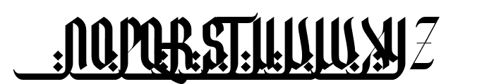 Awaly Regular Font UPPERCASE