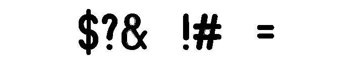 Aweirdos Font OTHER CHARS