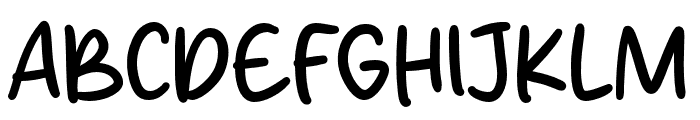 Awesome Friday Font UPPERCASE