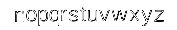 Awesome Outline Font LOWERCASE