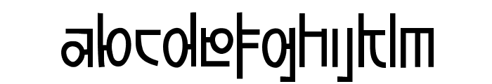 Awesome South Korea Font LOWERCASE
