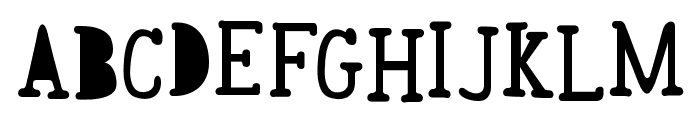 Awesome Font UPPERCASE