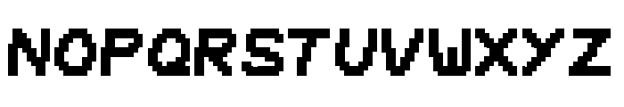Awfully Digital Font UPPERCASE