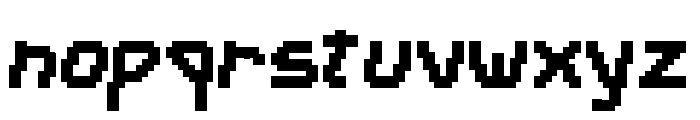 Awfully Digital Font LOWERCASE